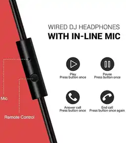 Bol.com Koptelefoon met Kabel met 63 mm & 35 mm Jack aanbieding