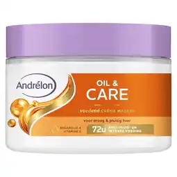 Trekpleister Andrélon Oil & Care Voedend Crème Haarmasker aanbieding