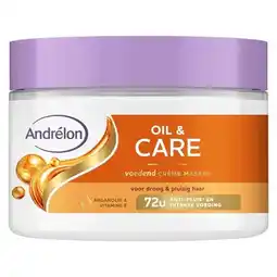 Trekpleister Andrélon Oil & Care Voedend Crème Haarmasker aanbieding