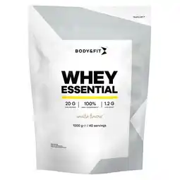 Trekpleister Body & Fit Whey Essential Vanilla Eiwitshake aanbieding