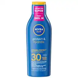 Trekpleister NIVEA Sun Protect & Hydrate SPF30 Zonnebrandlotion aanbieding