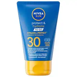 Trekpleister NIVEA Sun Protect & Hydrate Pocket Size SPF30 Zonnebrandcrème aanbieding