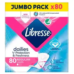 Trekpleister Libresse Dailies V-Protection & Freshness Inlegkruisjes aanbieding