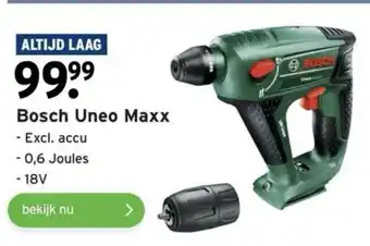 GAMMA Bosch Uneo Maxx aanbieding