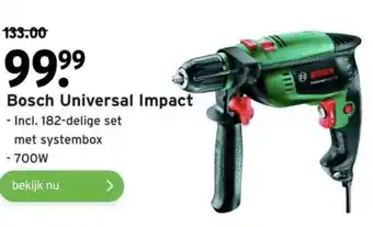 GAMMA Bosch Universal Impact aanbieding