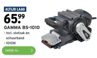GAMMA GAMMA BS-1010 - Incl. stofzak en schuurband aanbieding