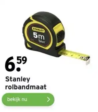 GAMMA Stanley rolbandmaat aanbieding