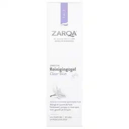 Kruidvat Zarqa Sensitive Clear Skin Reinigingsgel aanbieding