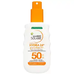 Kruidvat Garnier Ambre Solaire Hydra 24H SPF50 Zonnespray aanbieding