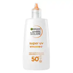 Kruidvat Garnier Ambre Solaire Super Uv Vitamine C SPF50+ Anti-Pigmentvlekken Fluid aanbieding