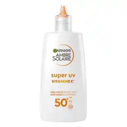 Kruidvat Garnier Ambre Solaire Super Uv Vitamine C SPF50+ Anti-Pigmentvlekken Fluid aanbieding