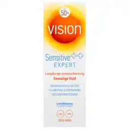 Kruidvat Vision Sensitive++ Expert SPF50+ Zonnebrandlotion aanbieding