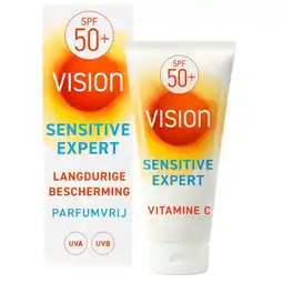 Kruidvat Vision Sensitive++ Expert SPF50+ Zonnebrandlotion aanbieding
