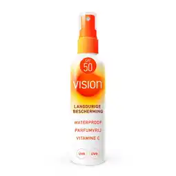Kruidvat Vision SPF50 Zonnebrand Spray aanbieding