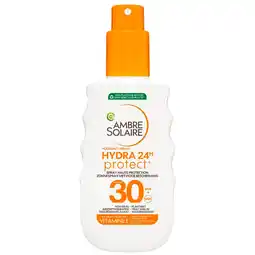 Kruidvat Garnier Ambre Solaire Hydra24H Protect SPF30 Zonnespray aanbieding
