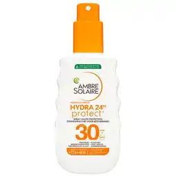 Kruidvat Garnier Ambre Solaire Hydra24H Protect SPF30 Zonnespray aanbieding
