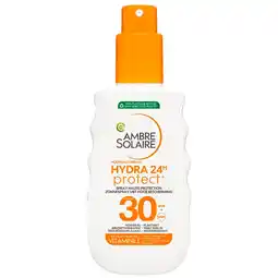Kruidvat Garnier Ambre Solaire Hydra24H Protect SPF30 Zonnespray aanbieding