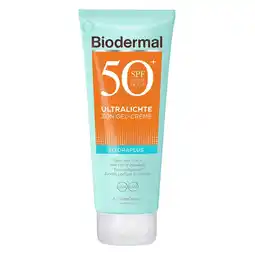 Kruidvat Biodermal Hydraplus SPF50+ Ultralichte Zon Gel-Crème aanbieding