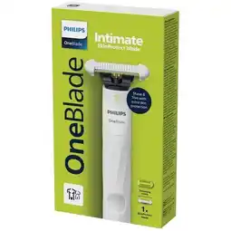 Trekpleister Philips OneBlade Intimate Male QP1924/20 Scheerapparaat en Trimmer aanbieding
