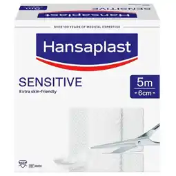 Trekpleister Hansaplast Sensitive Extra Skin-Friendly Pleisters aanbieding