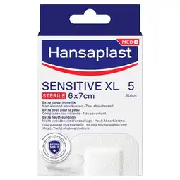 Trekpleister Hansaplast Sensitive XL Sterile Pleisters aanbieding