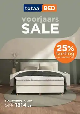 TotaalBED Boxspring Rana aanbieding