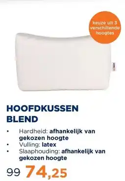 TotaalBED Hoofdkussen Blend Latex aanbieding