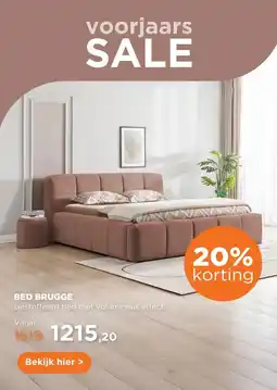TotaalBED Bed Brugge aanbieding