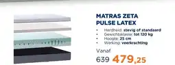 TotaalBED Matras Zeta Pulse-latex | 70 x 200 cm | Standaard aanbieding