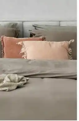 TotaalBED Dekbedovertrek Noa Naturel 140 x 200/220 cm aanbieding