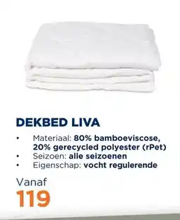 TotaalBED Dekbed Liva bamboe | alle seizoenen aanbieding