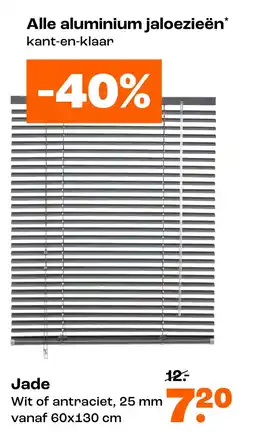 Kwantum Alle aluminium jaloezieën aanbieding