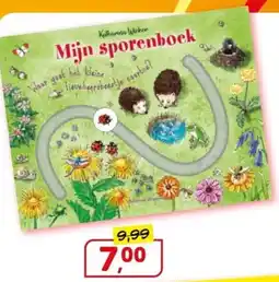 Boekenvoordeel Mijn sporenboek aanbieding