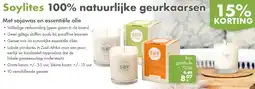 Gezond & Wel Soylites 100% natuurlijke geurkaarsen aanbieding