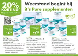Gezond & Wel Weerstand begint bij it's Pure supplementen aanbieding