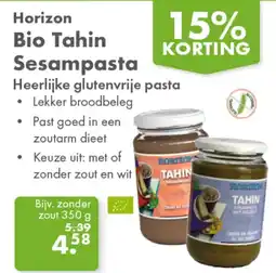 Gezond & Wel Horizon Bio Tahin Sesampasta aanbieding