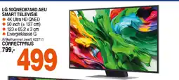 Correct Lg 50qned87a6d.aeu smart televisie ⚫ 4k ultra hd qned 50 inch (± 127 cm) 123 x 65,2 x 3 cm energieklasse g aanbieding