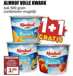 De Boerenschuur Almhof volle kwark aanbieding
