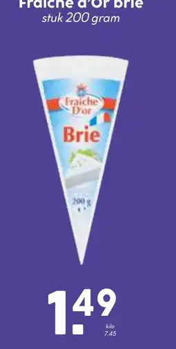 De Boerenschuur Fraîche d'Or Brie aanbieding