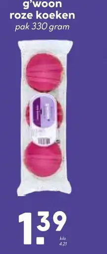 De Boerenschuur g'woon roze koeken aanbieding