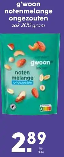 De Boerenschuur g'woon notenmelange ongezouten aanbieding