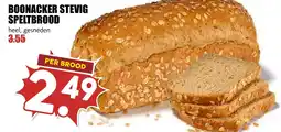 De Boerenschuur Boonacker stevig speltbrood aanbieding