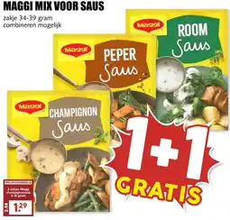 De Boerenschuur Maggi mix voor saus aanbieding