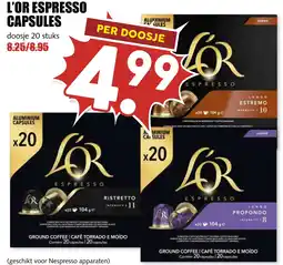 De Boerenschuur L'or espresso capsules aanbieding