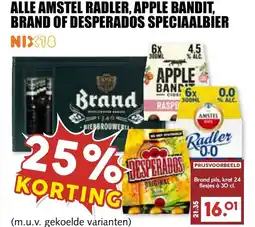 De Boerenschuur Alle amstel radler, apple bandit. brand of desperados speciaalbier aanbieding