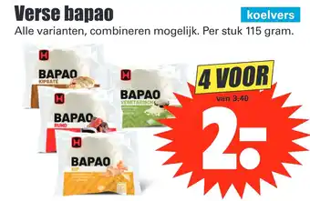 Dirk Verse bapao 115g aanbieding