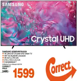 Correct SAMSUNG UE98DU9070UXXN aanbieding