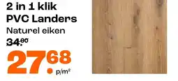 Kwantum 2 in 1 klik PVC Landers aanbieding