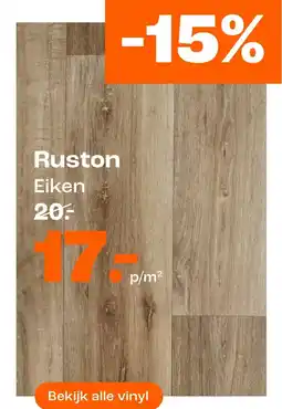 Kwantum Ruston aanbieding