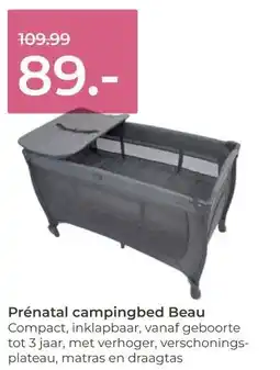 Prenatal Prénatal campingbed beau aanbieding